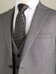 Black/Neutral Brown Link Signature Made In Italy Tie - Image 1 of 5