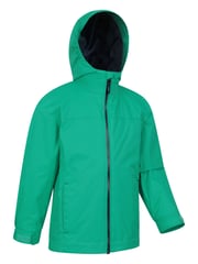 Mountain Warehouse Green Kids Torrent Waterproof Jacket - Image 2 of 5