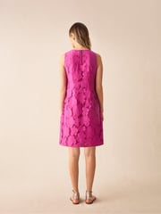 Ro&Zo Pink Lace Mini Shift Dress - Image 4 of 5