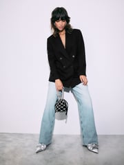 Silver Forever Comfort® Bow Detail Skinny Heeled Boots - Image 4 of 11
