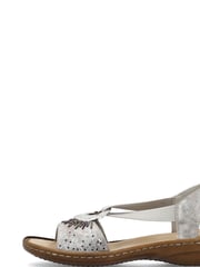 Rieker Womens Elastic Stretch Sandals - Image 2 of 7