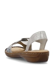 Rieker Womens Elastic Stretch Sandals - Image 3 of 7