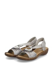 Rieker Womens Elastic Stretch Sandals - Image 4 of 7