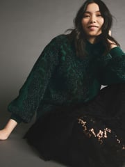 Green Animal Knitted Christmas Jumper - Image 2 of 8