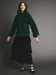 Green Animal Knitted Christmas Jumper - Image 5 of 8