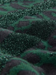 Green Animal Knitted Christmas Jumper - Image 7 of 8