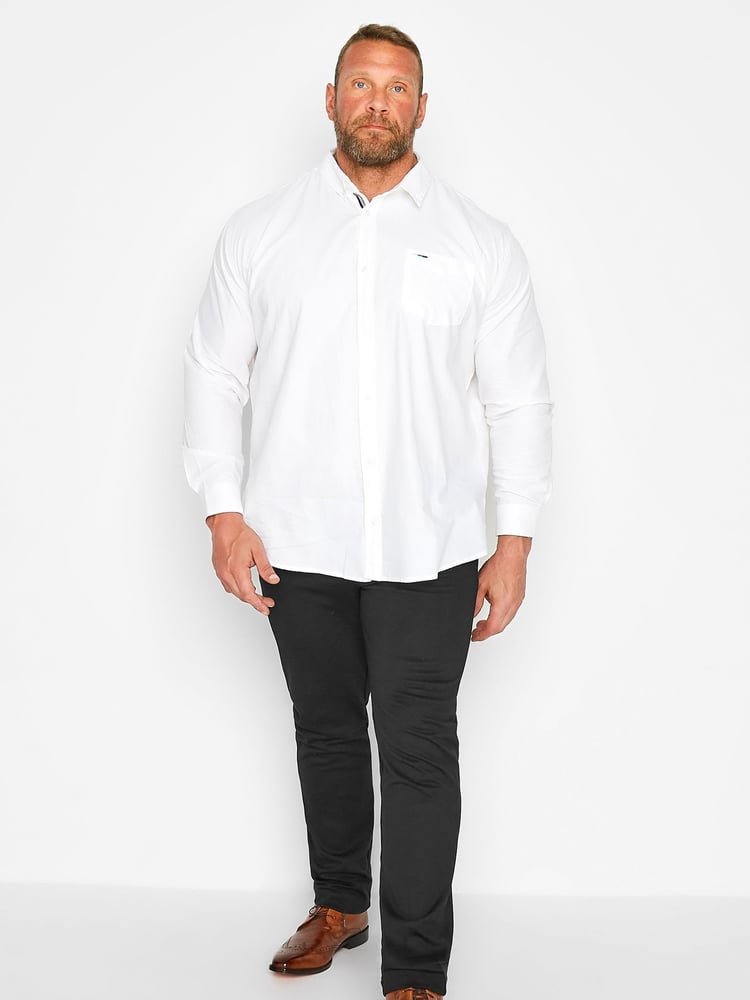 BadRhino Big & Tall Black Stretch Regular Fit Trousers - Image 2 of 3