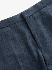 Blue Nova Fides Slim Fit Brushed Check Suit Trousers - Image 7 of 10
