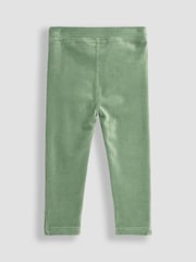 JoJo Maman Bébé Green & Fawn Brown 2-Pack Jersey Cord Jeggings - Image 3 of 7