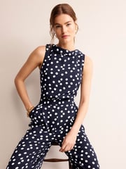 Boden Blue Clarissa Jumpsuit - Image 1 of 5