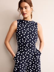 Boden Blue Clarissa Jumpsuit - Image 3 of 5