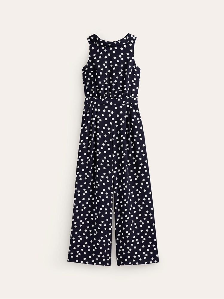 Boden Blue Clarissa Jumpsuit - Image 5 of 5 Boden Blue Clarissa Jumpsuit - Image 5 of 5