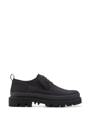 Clarks Black Nubuck Badell Lace Shoes - Image 1 of 7