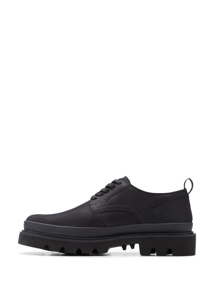 Clarks Black Nubuck Badell Lace Shoes - Image 2 of 7