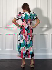 Girl In Mind Black Lillian Sweetheart Midi Dress - Image 4 of 4