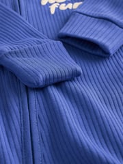 Blue Baby Zipped Sleepsuits 4 Pack (0mths-2yrs) - Image 12 of 14