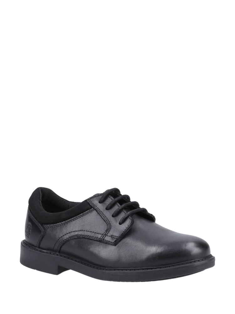 Hush Puppies Senior Tommy Black Shoes - Image 1 of 4