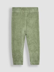 JoJo Maman Bébé Khaki Green & Navy Blue 2-Pack Jersey Cord Jeggings - Image 3 of 5