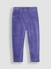 JoJo Maman Bébé Khaki Green & Navy Blue 2-Pack Jersey Cord Jeggings - Image 4 of 5
