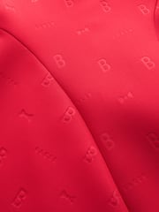 Baker by Ted Baker Red Embossed Mesh Trim Scuba Dress - Image 8 of 8