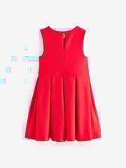 Red Scuba Bow Occasion Dress (1.5-16yrs) - Image 5 of 7