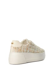 Dune London Cream Episode Flatform Sole Trainers - Image 4 of 5