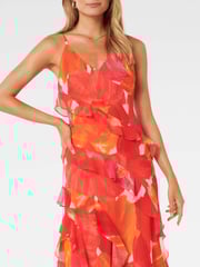 Forever New Orange Poppy Ruffle Gown - Image 4 of 6
