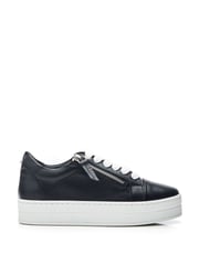 Moda In Pelle Abbiy Chunky Slab Sole Side Zip Lace Up Trainers - Image 2 of 5