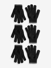 Black Magic Gloves 3 Pack (3-16yrs) - Image 1 of 2