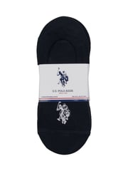 U.S. Polo Assn. Black Invisible Trainer Socks 5 Pack - Image 2 of 3