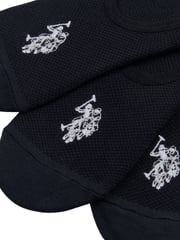 U.S. Polo Assn. Black Invisible Trainer Socks 5 Pack - Image 3 of 3