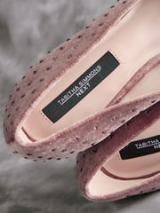 Pink Standard Fit Tabitha Simmons Emily Leather Mary Jane Block Heels - Image 12 of 13