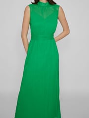 VILA Green Maxi Occasion Sleeveless Maxi Dress - Image 6 of 8