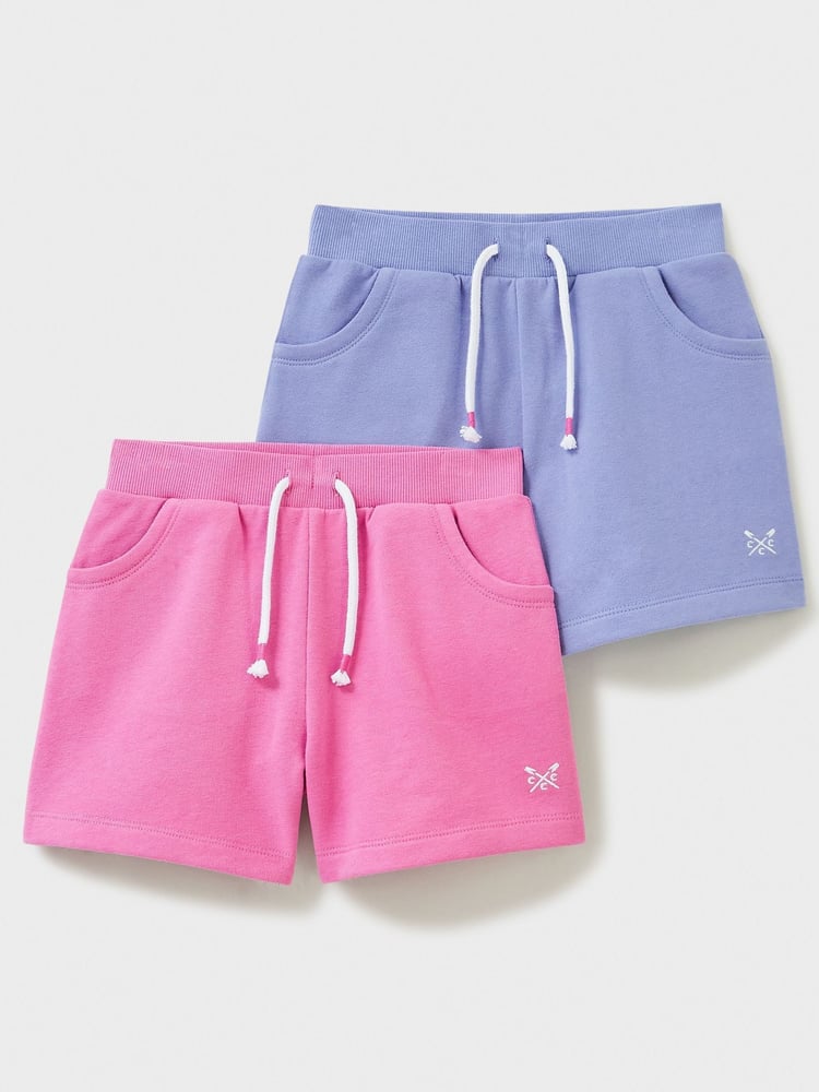 Crew Clothing Pink Jersey Shorts - Image 1 of 3