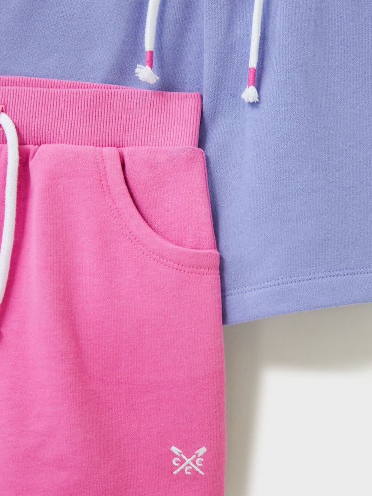 Crew Clothing Pink Jersey Shorts - Image 3 of 3
