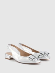 Office Metallic Fiesta Bow Slingback Ballerinas - Image 2 of 3