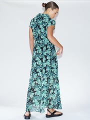 Religion Green Destiny Shirt Dress in Classic Leopard Print - Image 2 of 7