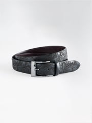 Black Paisley Signature Laser Engraved Belt - Image 1 of 3