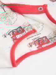 Blue Cath Kidston Cars Baby 100% Cotton Sleepsuits 3 Pack - Image 9 of 12
