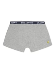 Lyle & Scott Blue Boys Markus Underwear Trunks 3 Pack - Image 3 of 4