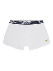 Lyle & Scott Blue Boys Markus Underwear Trunks 3 Pack - Image 4 of 4
