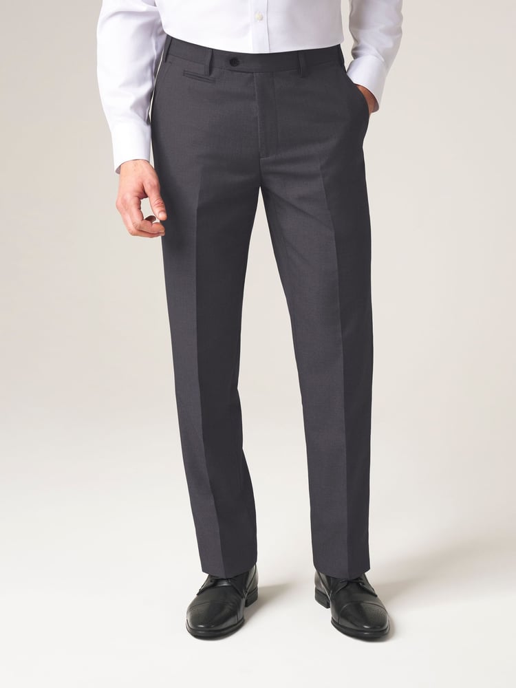 Skopes Dark Grey Tailored Fit Madrid Suit: Trousers - Image 1 of 4