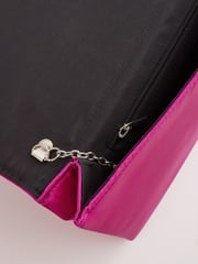 Pink Sparkle Brooch Clutch Bag - Image 6 of 8