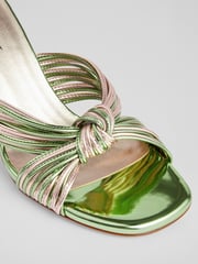 LK Bennett Green Coletta Strappy Mules - Image 4 of 4