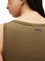 AllSaints Green Katarina Dress - Image 5 of 8