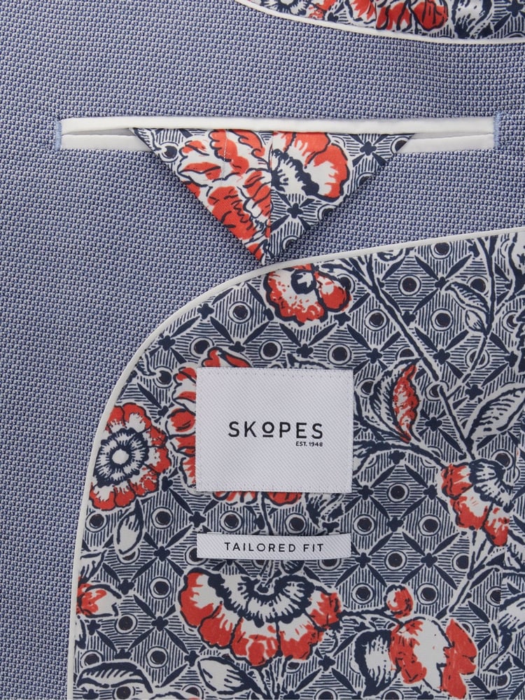 Skopes Blue Tailored Fit Harry Jacket - Image 6 of 6
