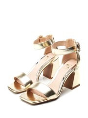 Moda in Pelle Scilla Square Toe Two Part Glitz Buckle Block Sandals - Image 2 of 4