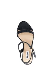 Dune London Black Wide Fit Merisa 2 Part Block Heel Sandals - Image 6 of 6