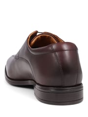 Pavers Smart Leather Lace-Up Brown Shoes - Image 3 of 5