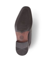 Pavers Smart Leather Lace-Up Brown Shoes - Image 5 of 5
